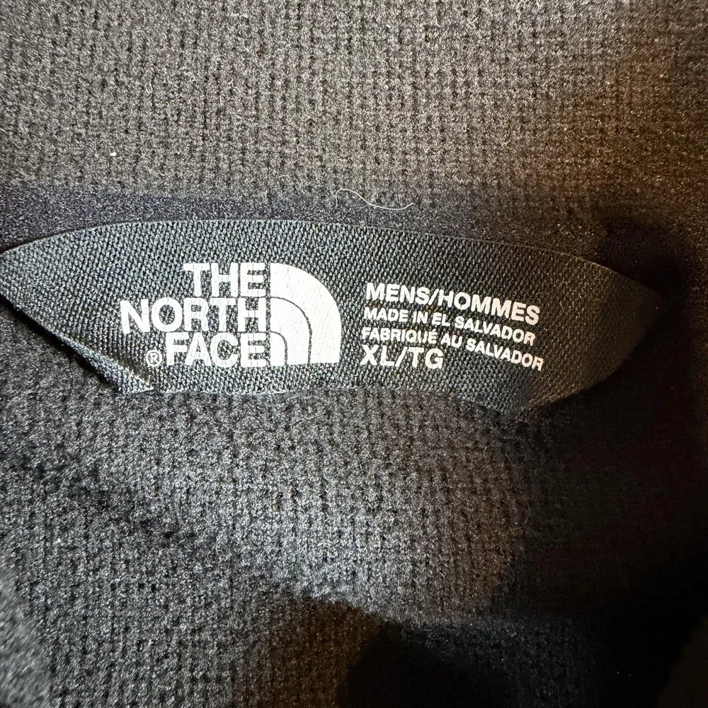 The North Face Jacket Mens XL Gray Softshell Hooded Full Zip Gilbane Logo